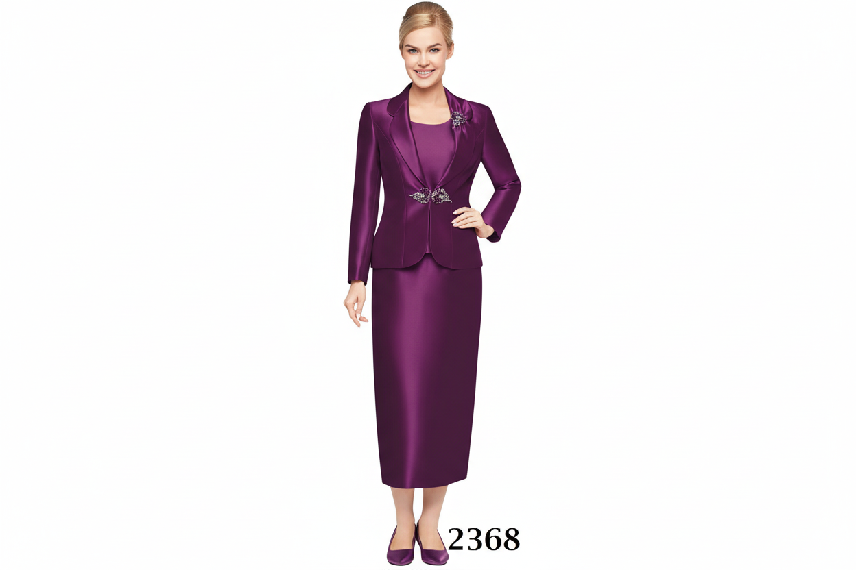 Nina Massini Style#2368 Purple Suit